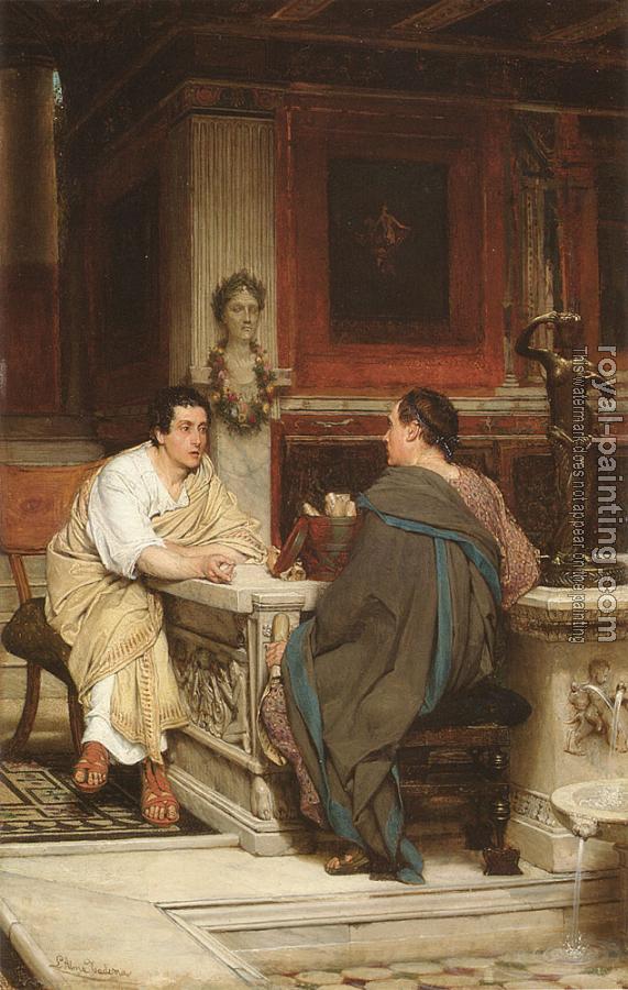 Sir Lawrence Alma-Tadema : The Discourse(A Chat)